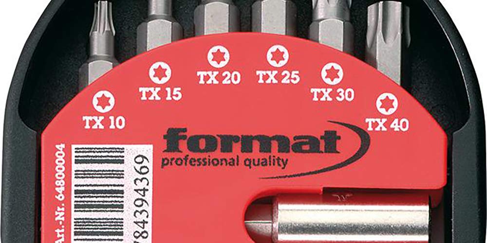 FORMAT - Surtido de Puntas Atornillador Torx 7pza.