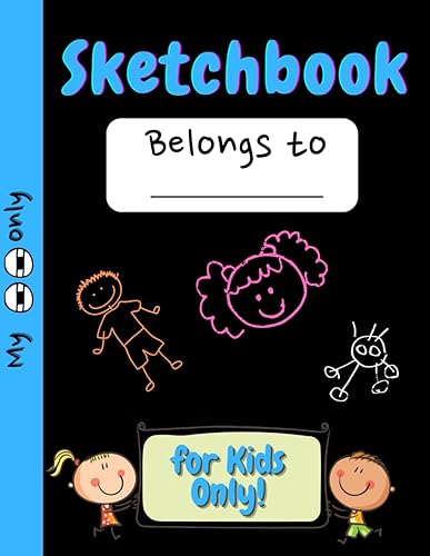 Sketch Book for Kids 120 Pages "8.5 x 11"  Large Notebook for Drawing, Journaling, Writing, Crayon Coloring, Painting, Sketching or Doodling  Great