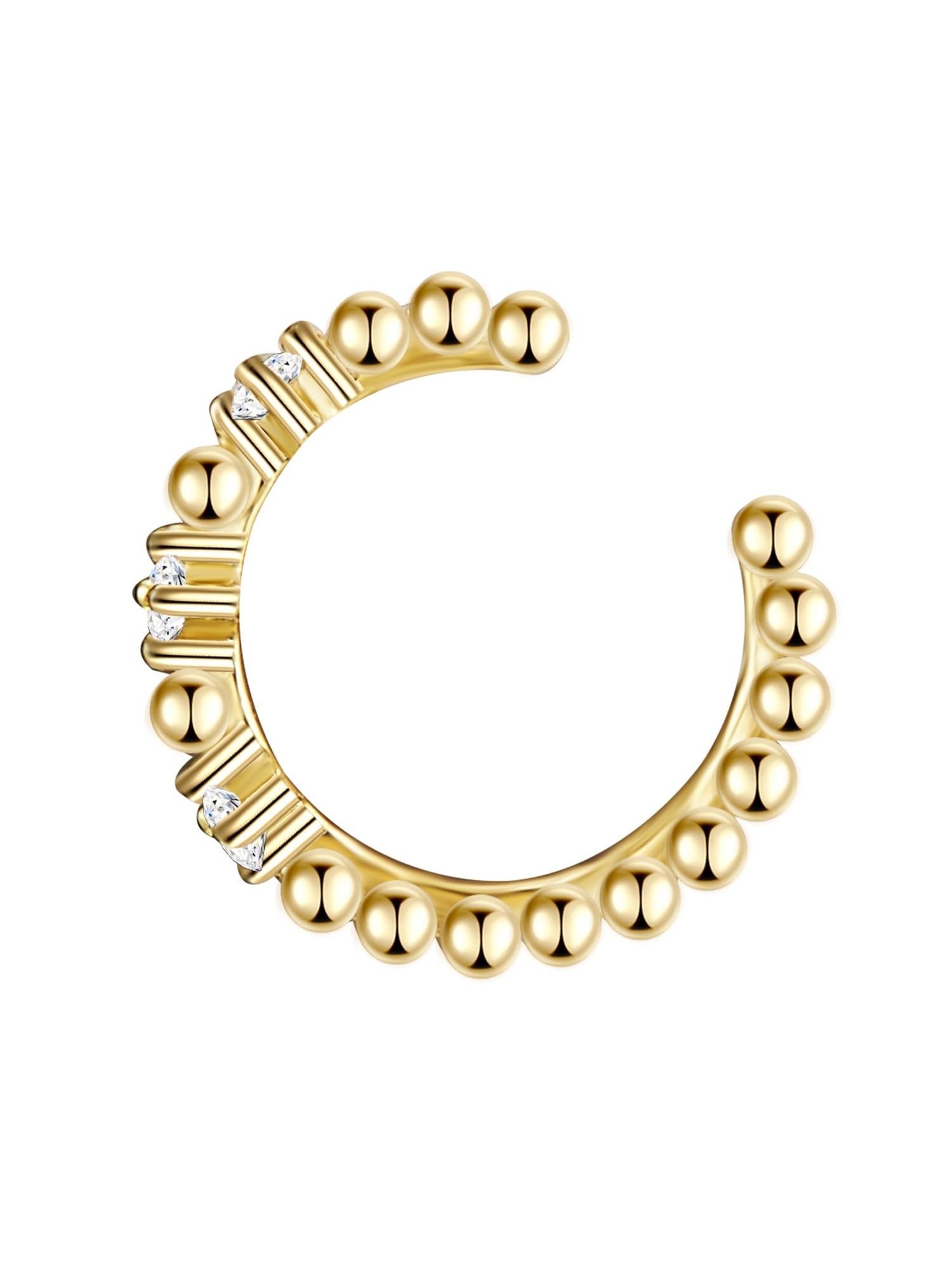 Glanzstücke München Damen Ohrringe 925/- Sterling Silber gelbgold