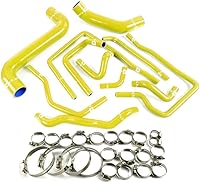 Vista 14 de G-PLUS Kit de abrazaderas de manguera de refrigerante de radiador de silicona compatible con Subaru Impreza WRX/STi GDA/GDB EJ207 2002 2003 2004