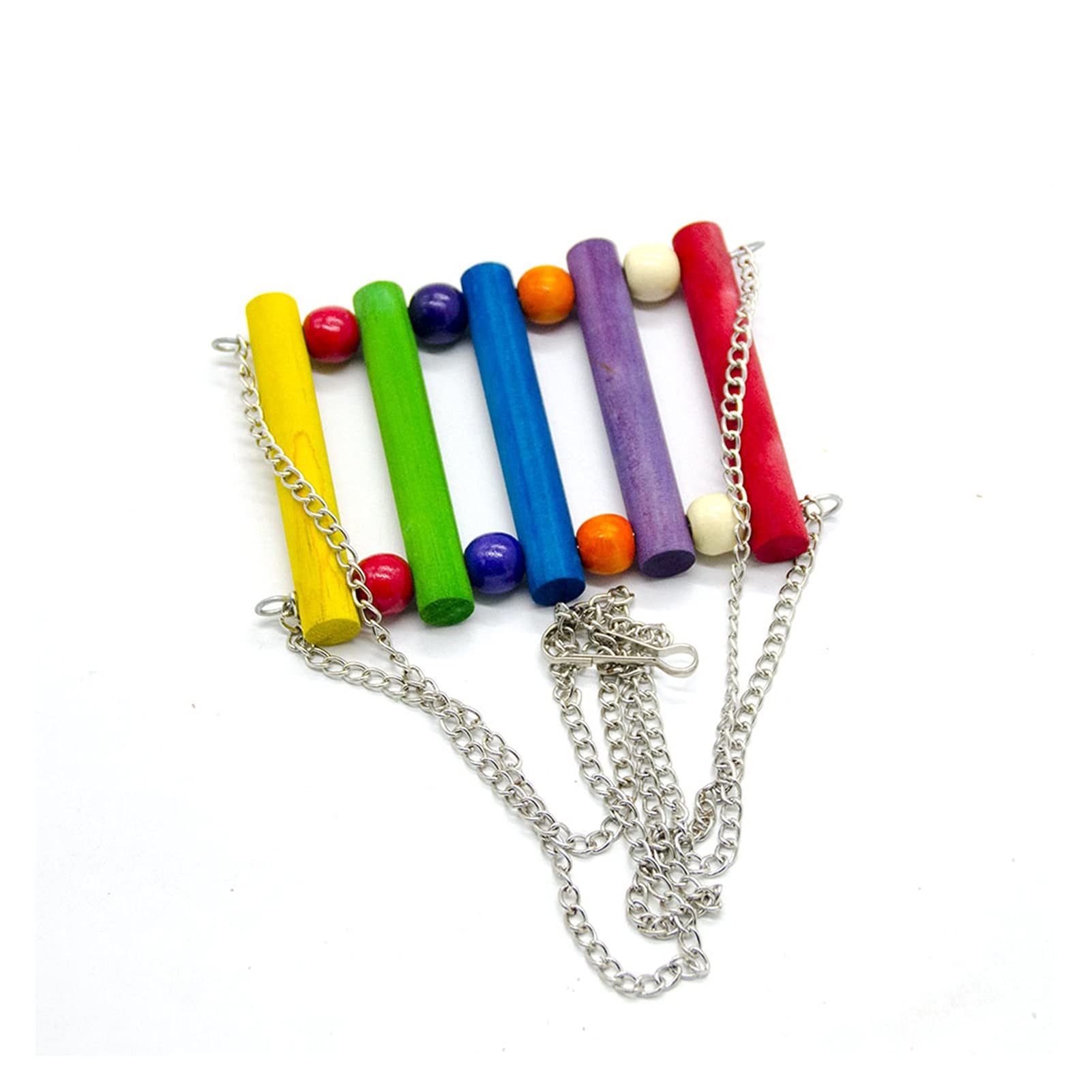 Vogelspielzeug 7 stücke Papageien Spielzeug und Vogelzubehör für Haustier Spielzeug Swing Stand Budgie Sittich Käfig Afrikanisch Grau Vogel Speelgoed Parkiet