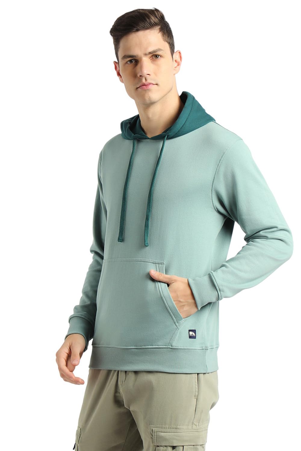 Men Colorblock Polycotton Regular Fit Full Sleeves Pullover Sweatshirts-image-28