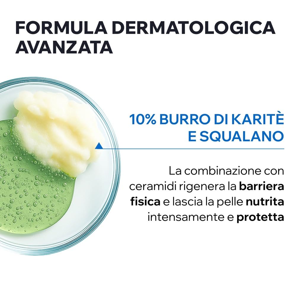 Uriage Xemose Crema Viso Lenitiva Nutriente per Pelle Secca, soggette ad Eczema Atopico con Burro di Karitè 10% - Idratazione 24H, Nutre, Lenisce e Protegge - Non Appiccica, Non Unge - non profumato