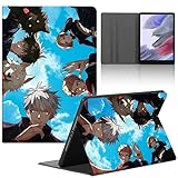 Tablet Coque pour Samsung Galaxy Tab A 2019 SM-T580/T585 10.1'', Animés Jujutsu Kaisen Gojo Satoru...