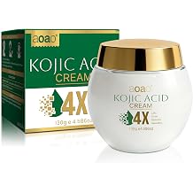 AOAO Kojic Acid Cream, Hydrates Deeply with Multi-Tasking Niacinamide, Centella & Arbutin for Skin Soothing & Daily Nourishing, Face & Neck Moisturizer for Uneven Skin Tone, Paraben-Free, 130g