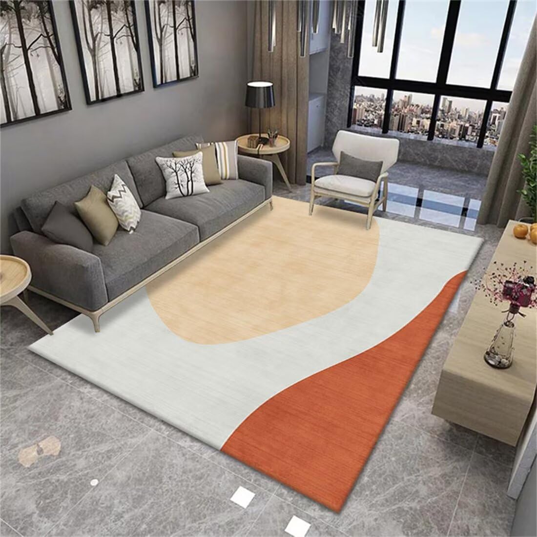 Tapis de cuisine lavable de décoration maison haut de gamme 130X190CM