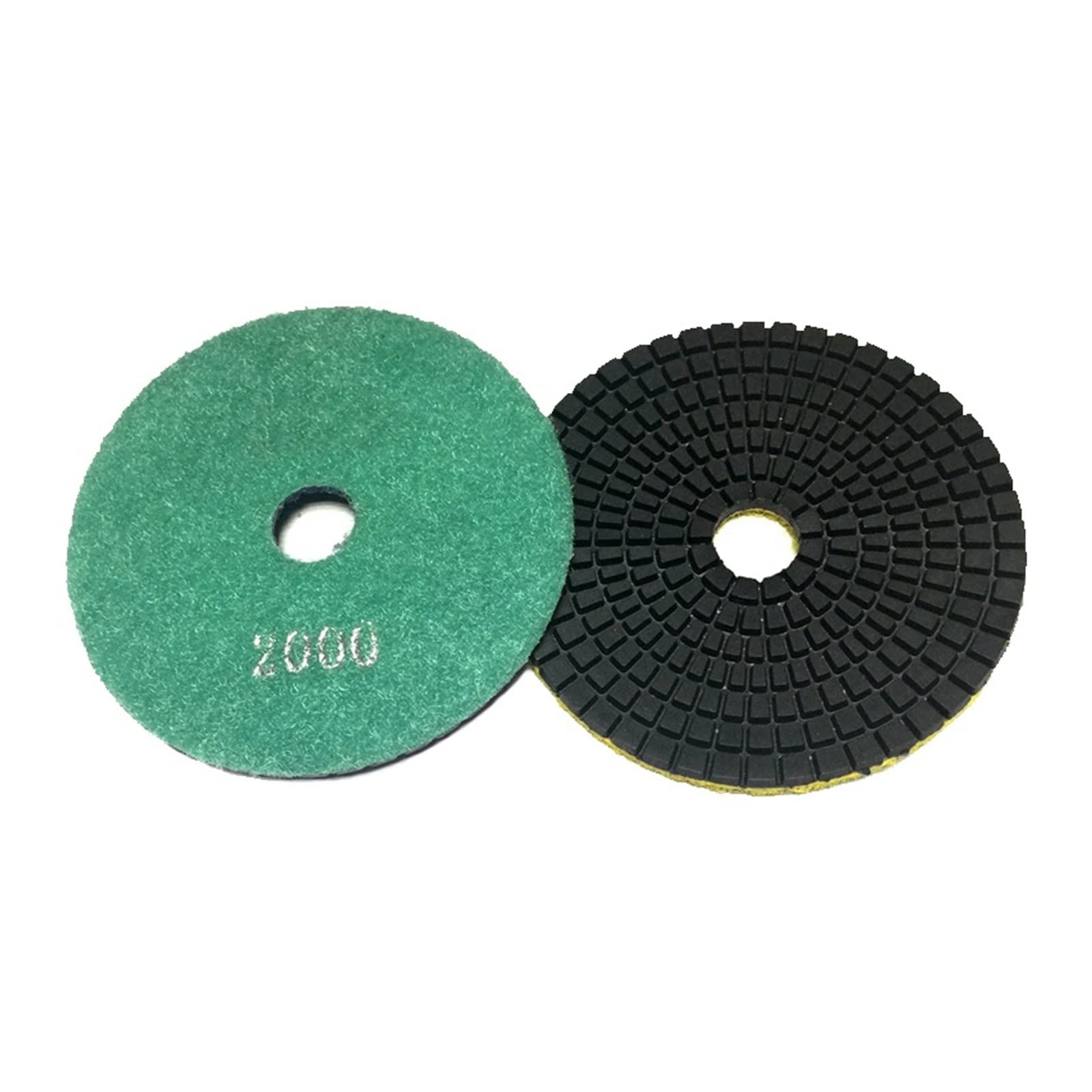 CAREG 10 sztuk 4 Cal mokre diamentowe podkładki polerskie 100mm elastyczny marmurowy pad polerski pasuje do granitu kamień tarcza szlifierska 4DS3 Durable (Size : 100, Color : 10 PCS_4 INCHES)