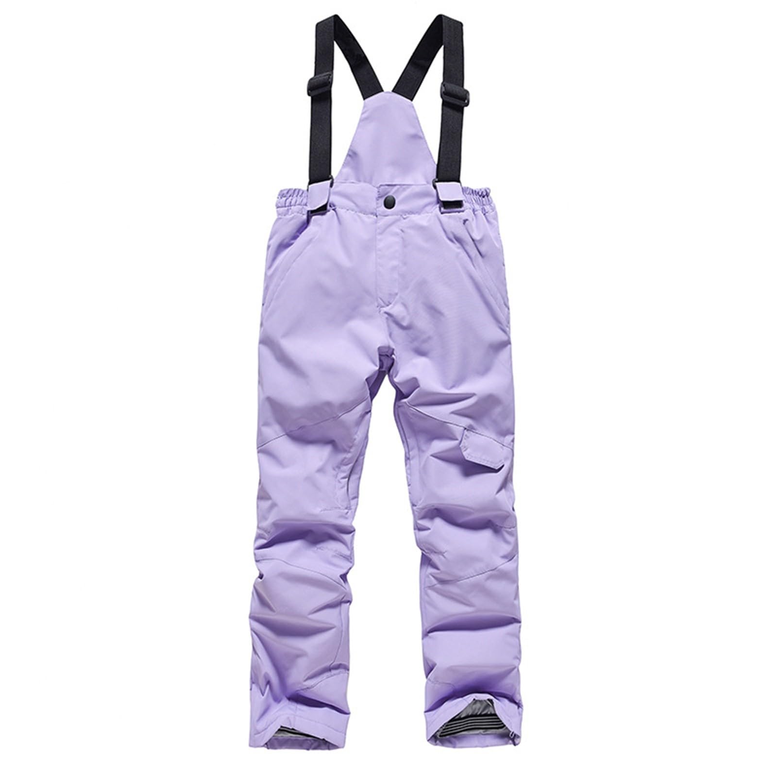 Skihose Kinder Unisex Winterhose Mit Abnehmbaren Hosenträgern Wasserdichte Matschhose Gefütterte Thermohose