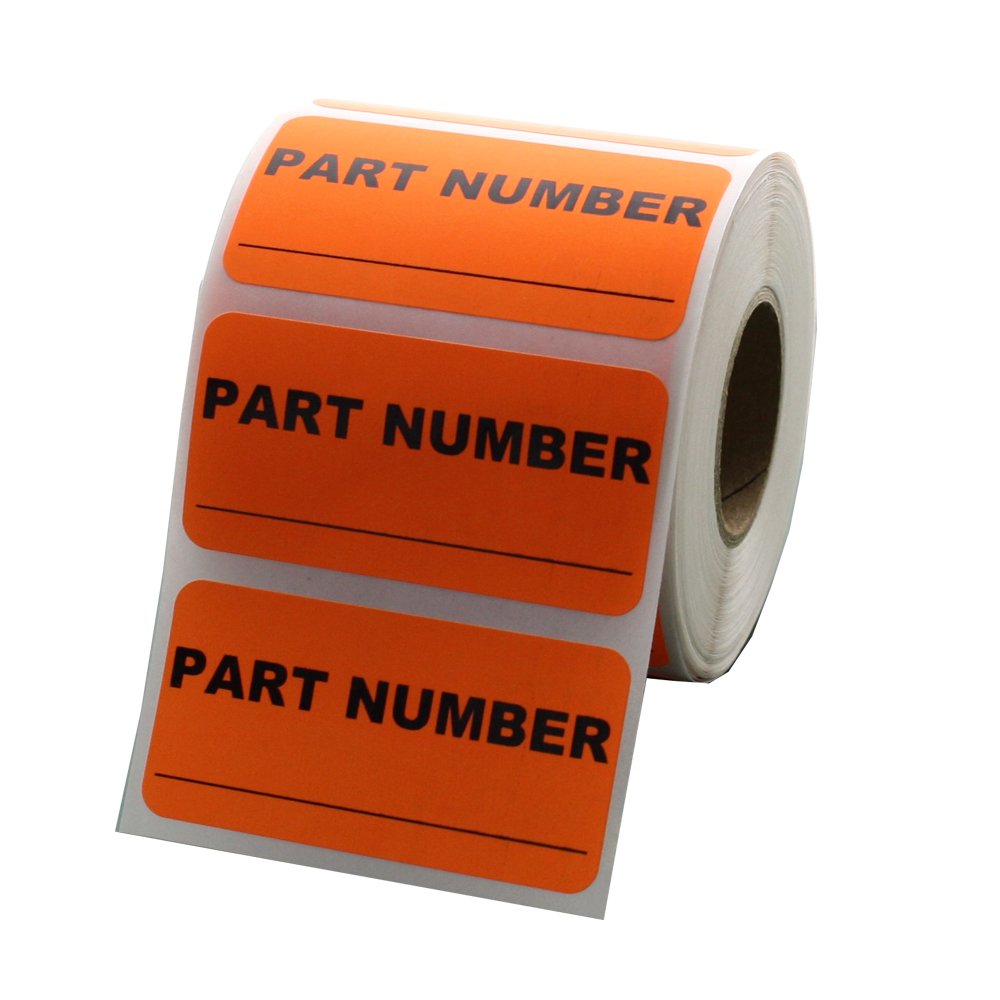 LabelValue | Part Number Inventory Labels 2" x 1" LV-Part1