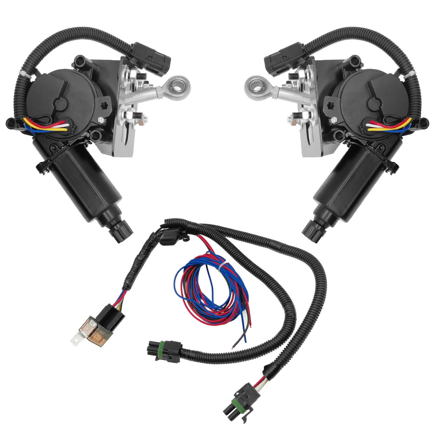 Electric Headlight Headlamp Motor - Front Left and Right 914015 Compatible with Chevrolet Corvette C3 1968-1982 4-Pins