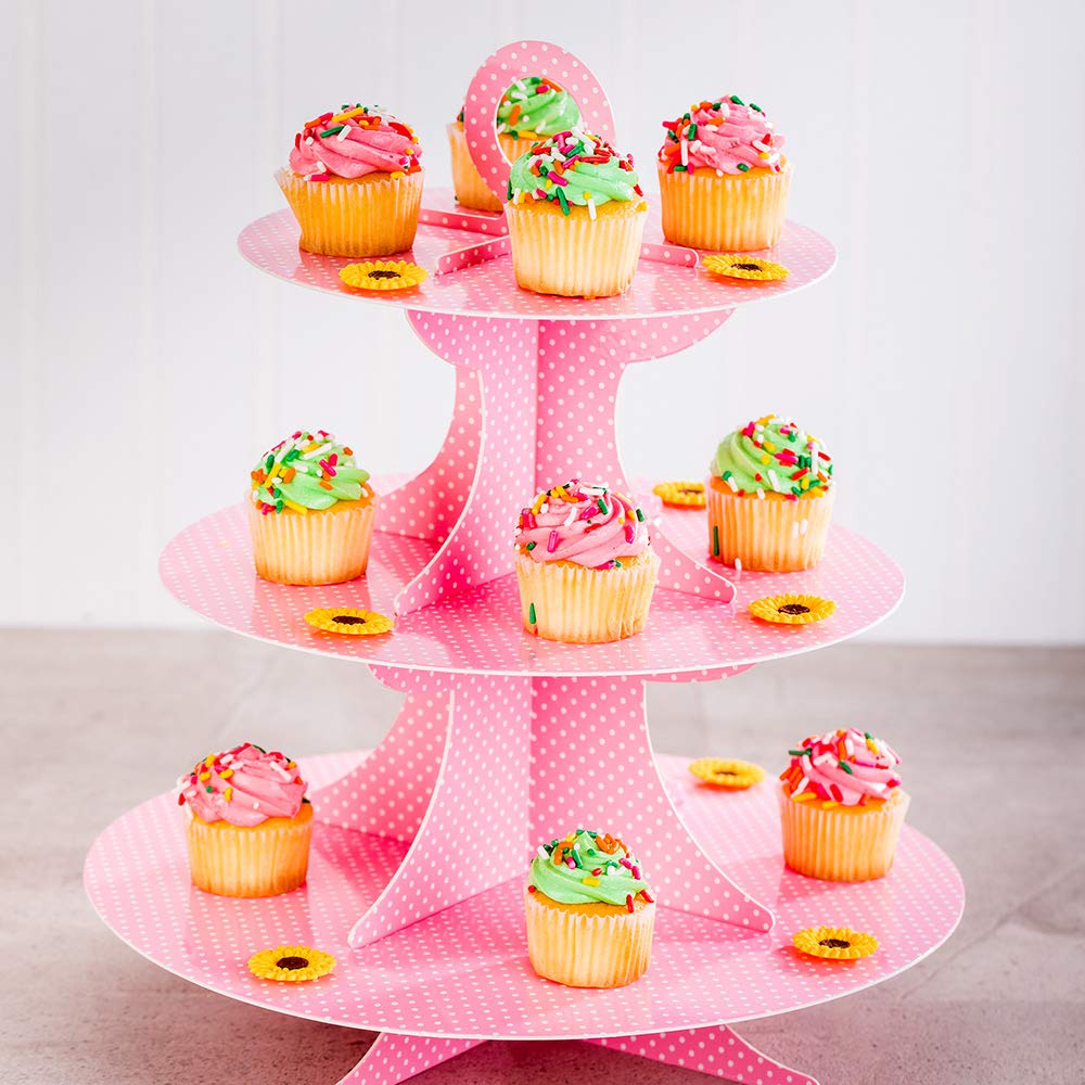 Soleebee Soporte Para Tartas De Cartón, 3 Niveles, Soporte Para 
