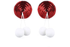 Sexy Christmas Nipple Pasties for Women Lingerie Sex Play