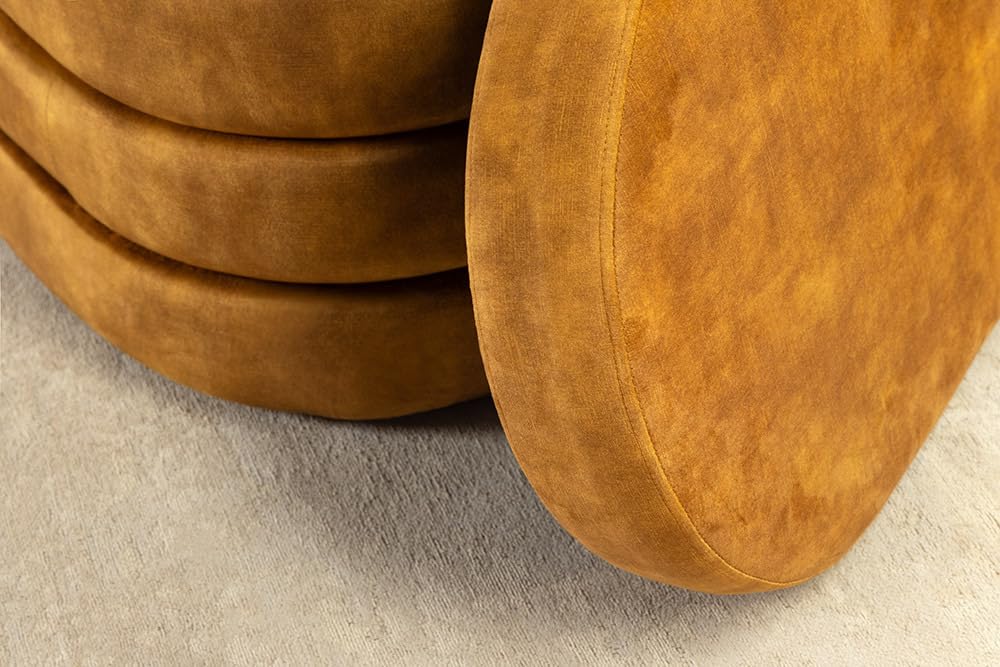 Riess Ambiente Extravagante Polsterbank Vogue - 115cm - senfgelb - Samt Sitzbank mit Stauraum modern Schlafzimmer Flur