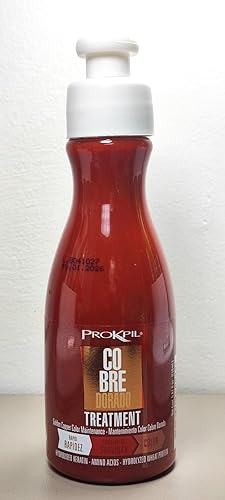Miniatura 9 de Prokpil Cobre Dorado Tratamiento Color Matizante  Máscara matices de mantenimiento de tratamiento de cobre dorado (tamaño regular, 10 oz-10.1fl oz)