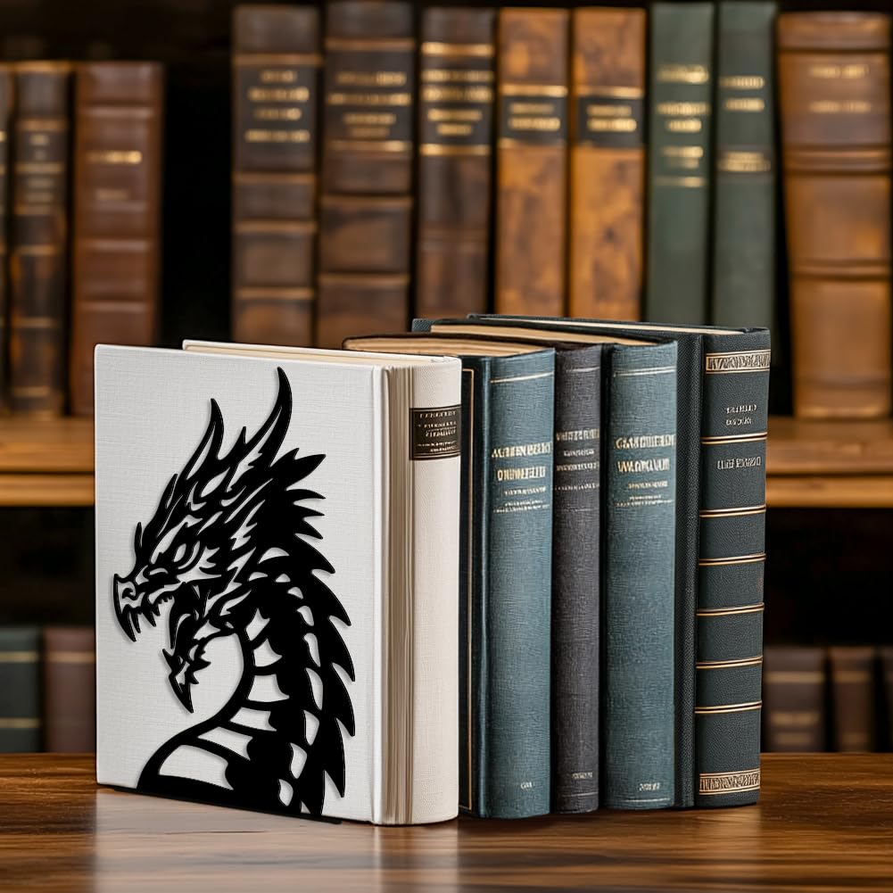 Peacoblue Metalen Boekensteunen – 14x10x18 Cm, Gietijzer, Antislip, Cartoonhond – Modern Decor Voor Kantoor, Plank Of Keuken – 1 Paar