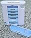 Produktbild Osma Pillendose 7 Tage Pillenbox Tablettendose Tablettenbox Tower (4 Stück)
