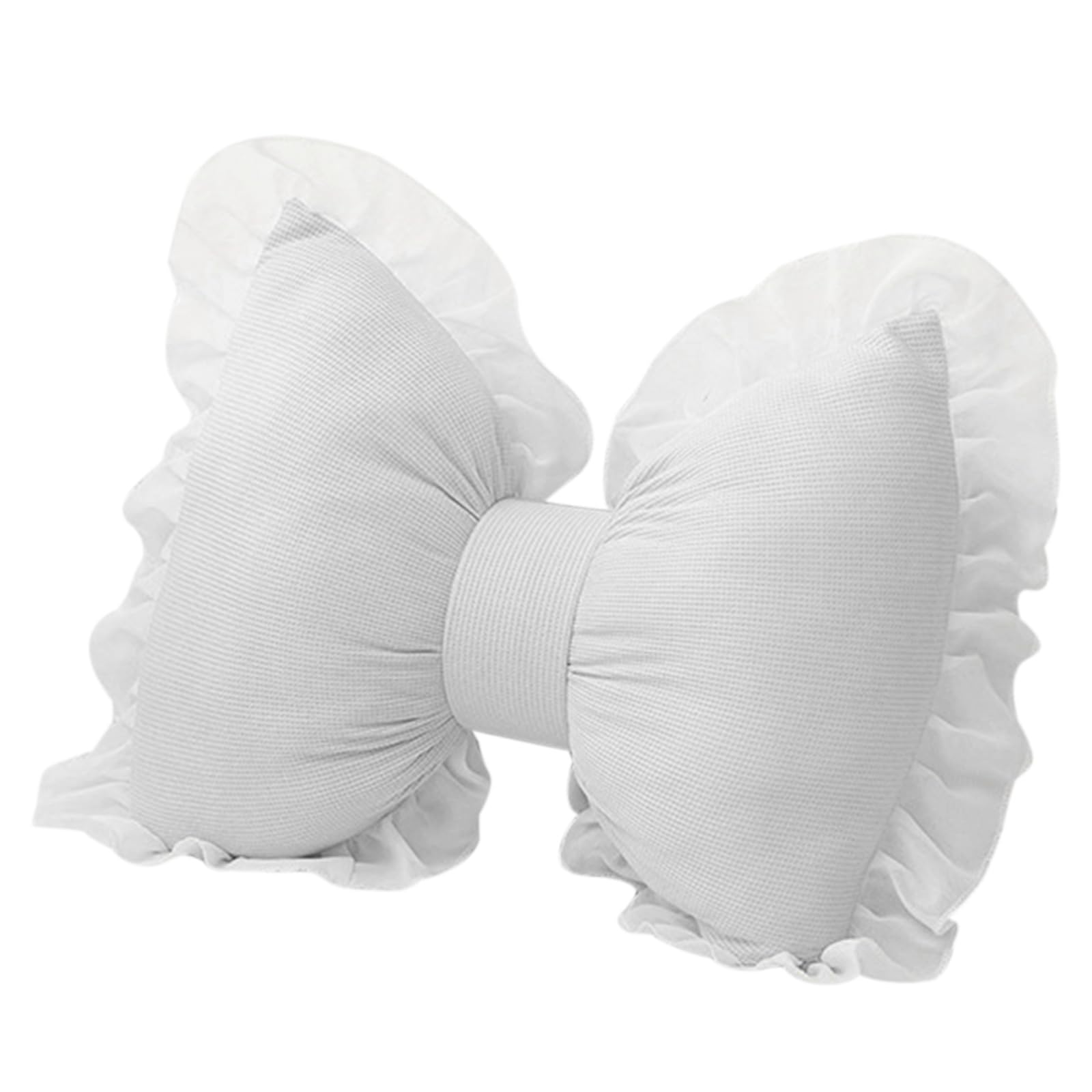 Tsophreniq Bows Shape Throw Pillow Breathable Car Backrest Car Bows Pillows Perfect for Living Room Bedroom Decorative Throw