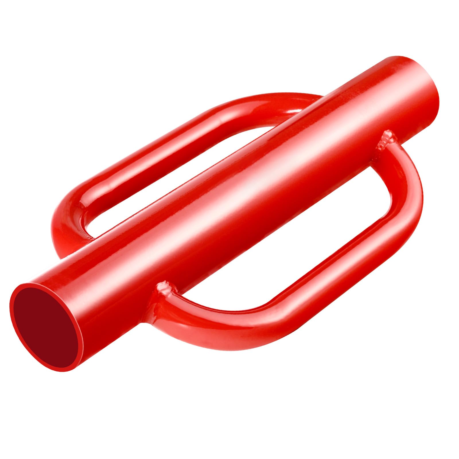 Happybuy Fence Post Driver with Handles, 4.11 in Inner Diameter T Post Pole Pounder, 22LB Heavy Duty Carbon Steel Hand Post Rammer, Farm Fencing Hole