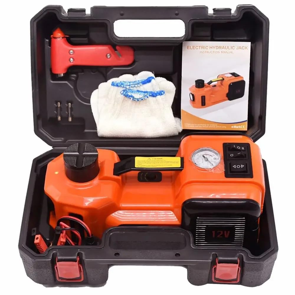sollevatore auto Kit martinetto idraulico elettrico per auto Martinetti di sollevamento automatico da 5 tonnellate con smontaggio della ruota della pompa sollevatore