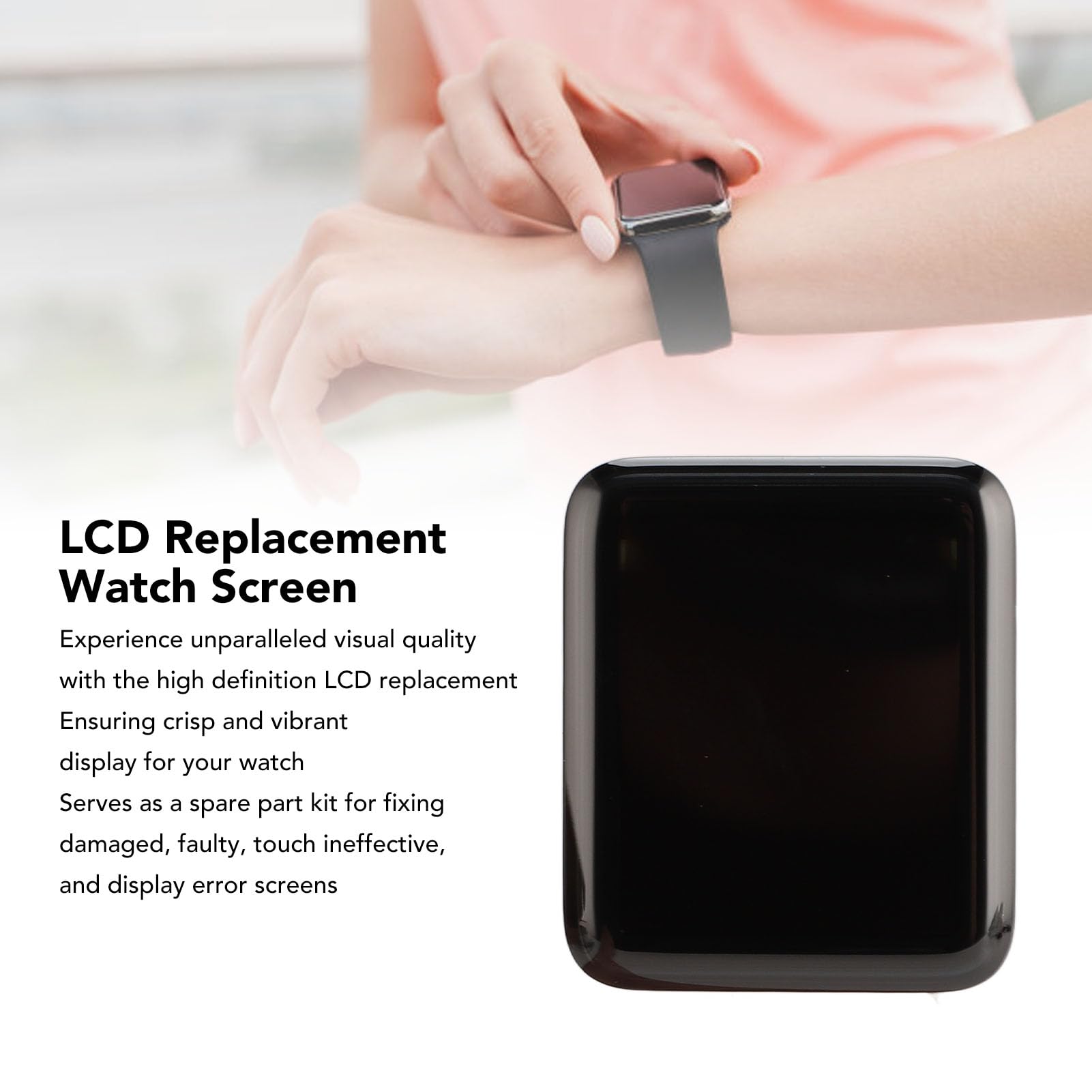 Cocoarm Écran de Remplacement pour Montre Série 1, Ensemble Complet de