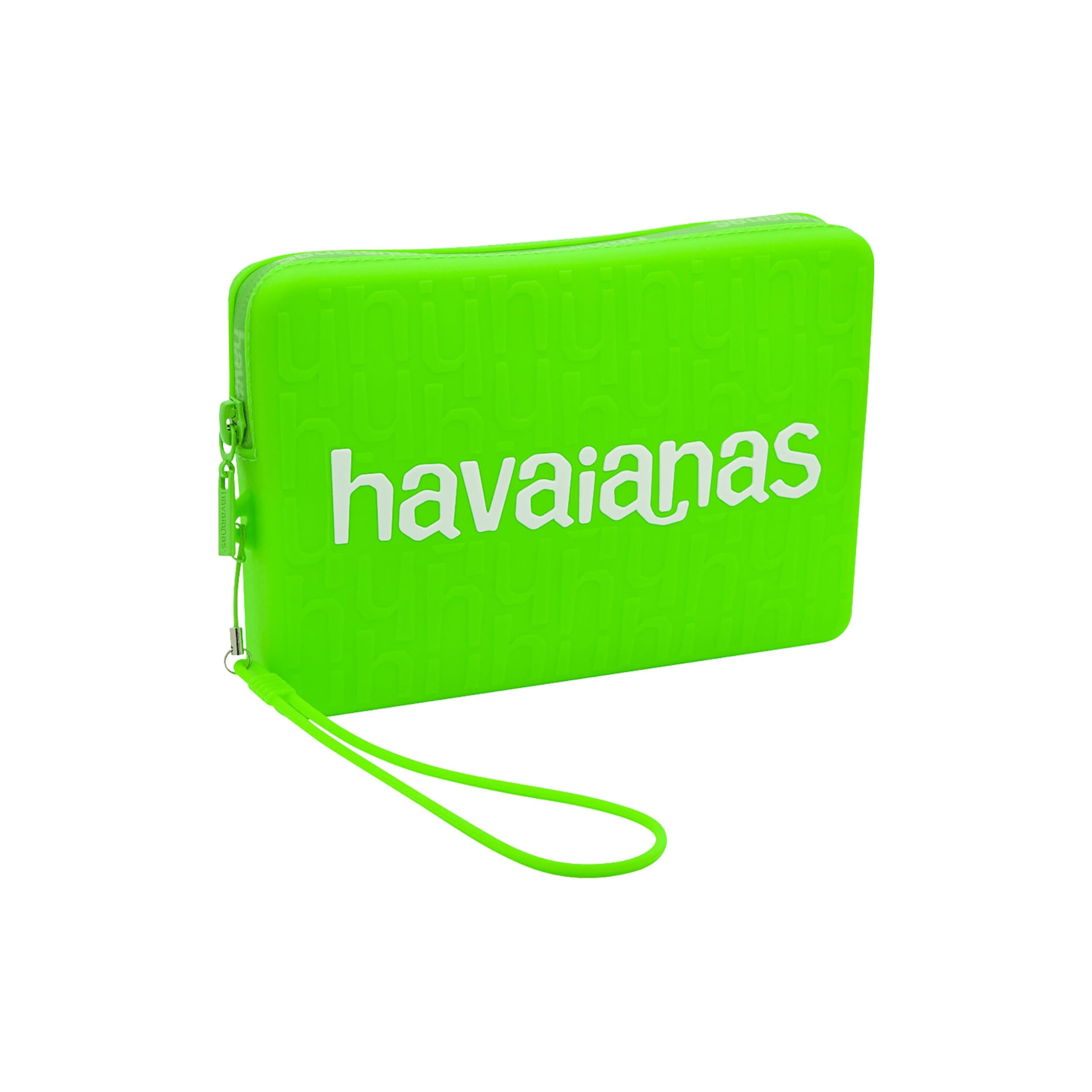 Havaianas Mini Bag Donna Mini Borsa Logomania Pochette In Gomma Borsetta (Neon Green)-image