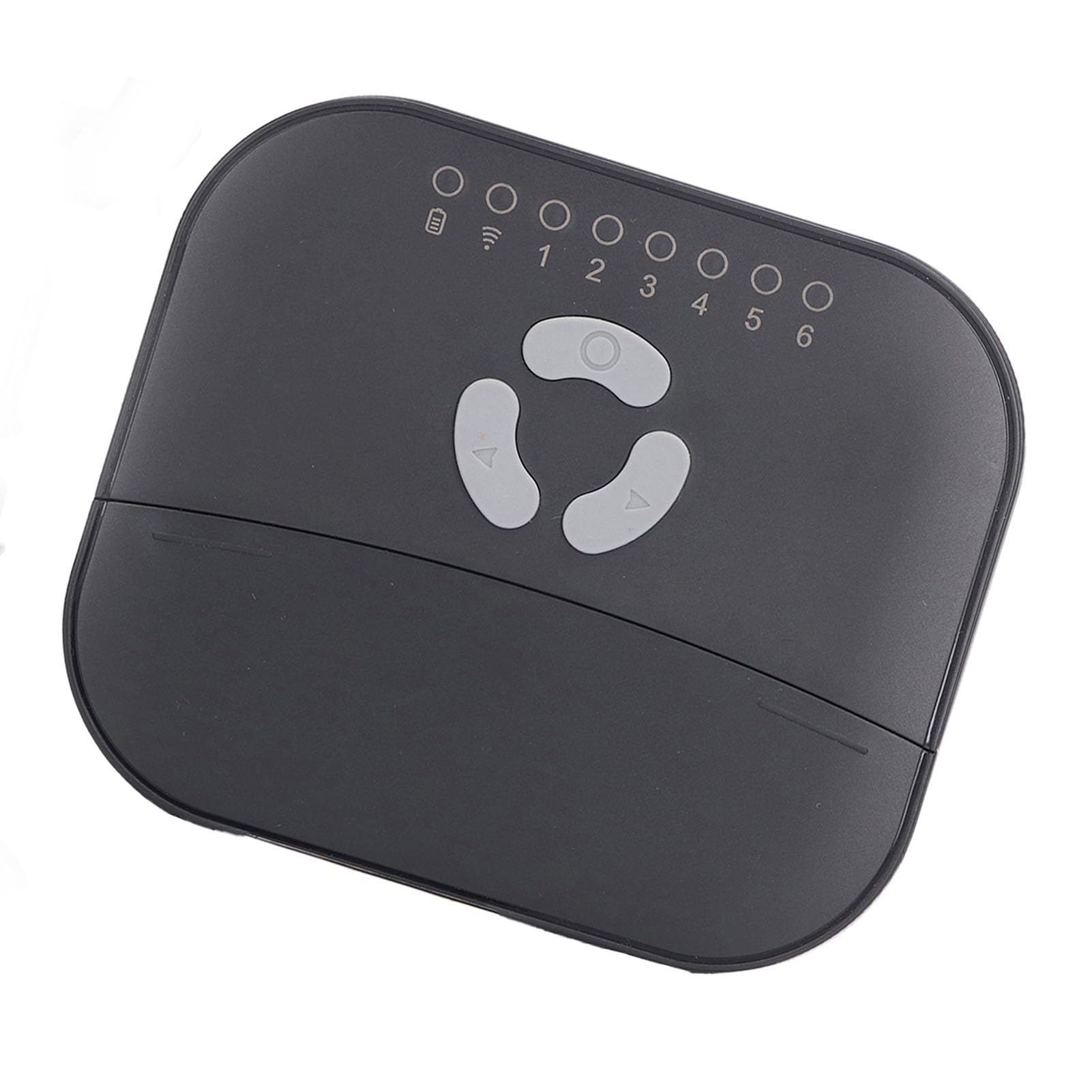 Generic Inteligentny Sterownik Zraszaczy 6-strefowy System Nawadniania Adaptacyjnego WiFi do Ogrodu Trawnikowego w Kolorze Czarnym ABS (wtyczka UE)