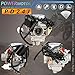 PowerMotor PD24J Carburetor for 4-Stroke GY6 125cc 150cc ATV Go Karts Scooter Mopeds QMJ/QMI157 QMJ/QMI152 - Manifold Intake Diameter 24mm PD24J Carb