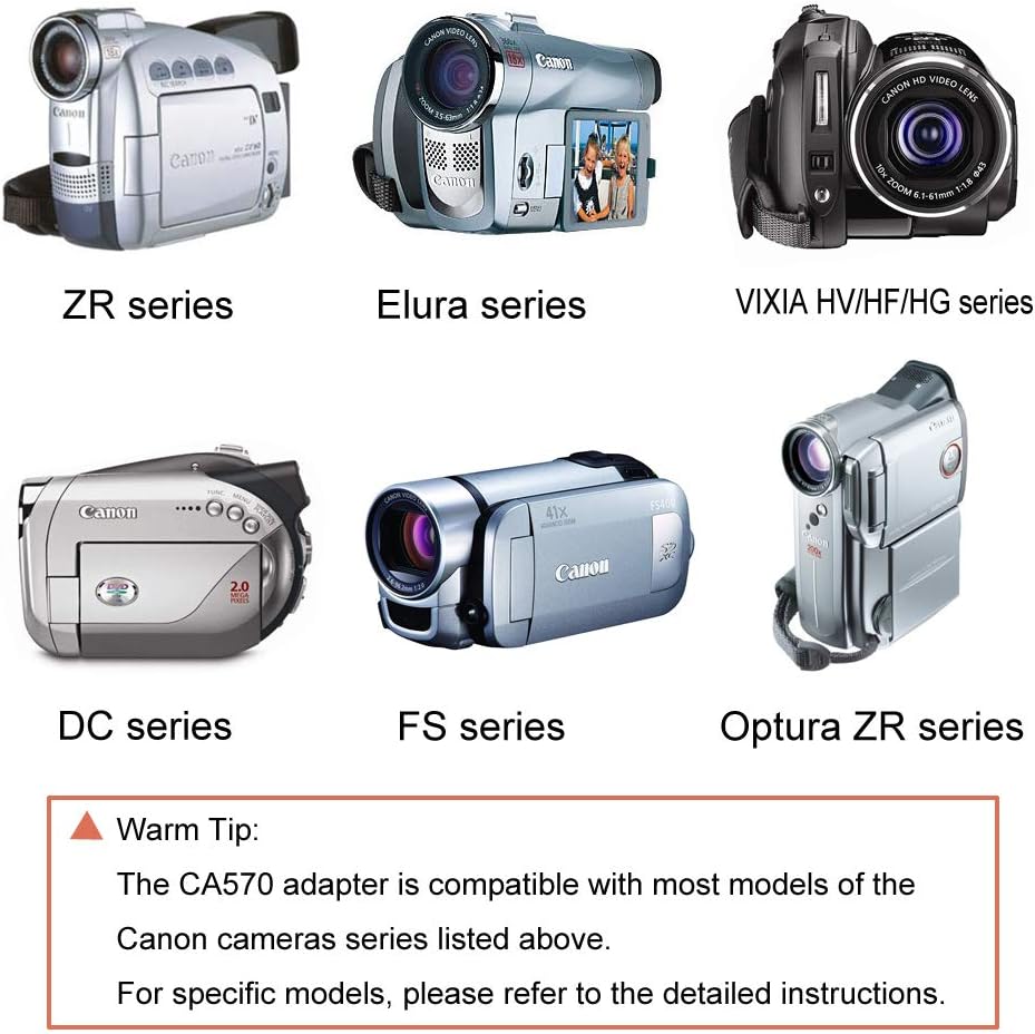 AC Power Adapter for Canon Vixia Camcorders Oman Ubuy