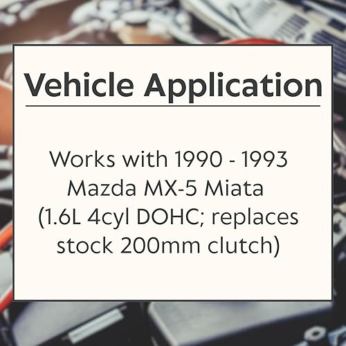 Miniatura 3 de EFT Stage 1 Kit de embrague con volante ProLite para Mazda Miata 1.6L 1.8L Mazdaspeed 1990-05 - Componentes de calidad OEM para un ajuste preciso
