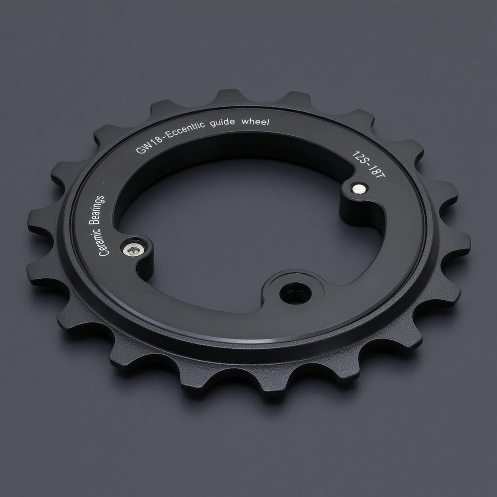 Rueda de Desviador de Bicicleta Polea Roldana Guía Tensor con Rodadura Suave y Menor Resistencia Diseño Hueco para Alineación Aleación de Aluminio