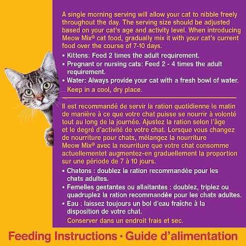 Meow Mix Original Choice Dry Kibble Cat Food with Flavours of Chicken Salmon Turkey and Ocean Fish, 7.25kg Bag - Image 6