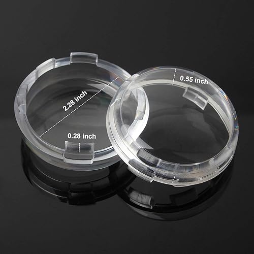 Miniatura 12 de NTHREEAUTO Cubierta ámbar para lente de señal de giro Bullet compatible con Harley Dyna Street Glide Road King