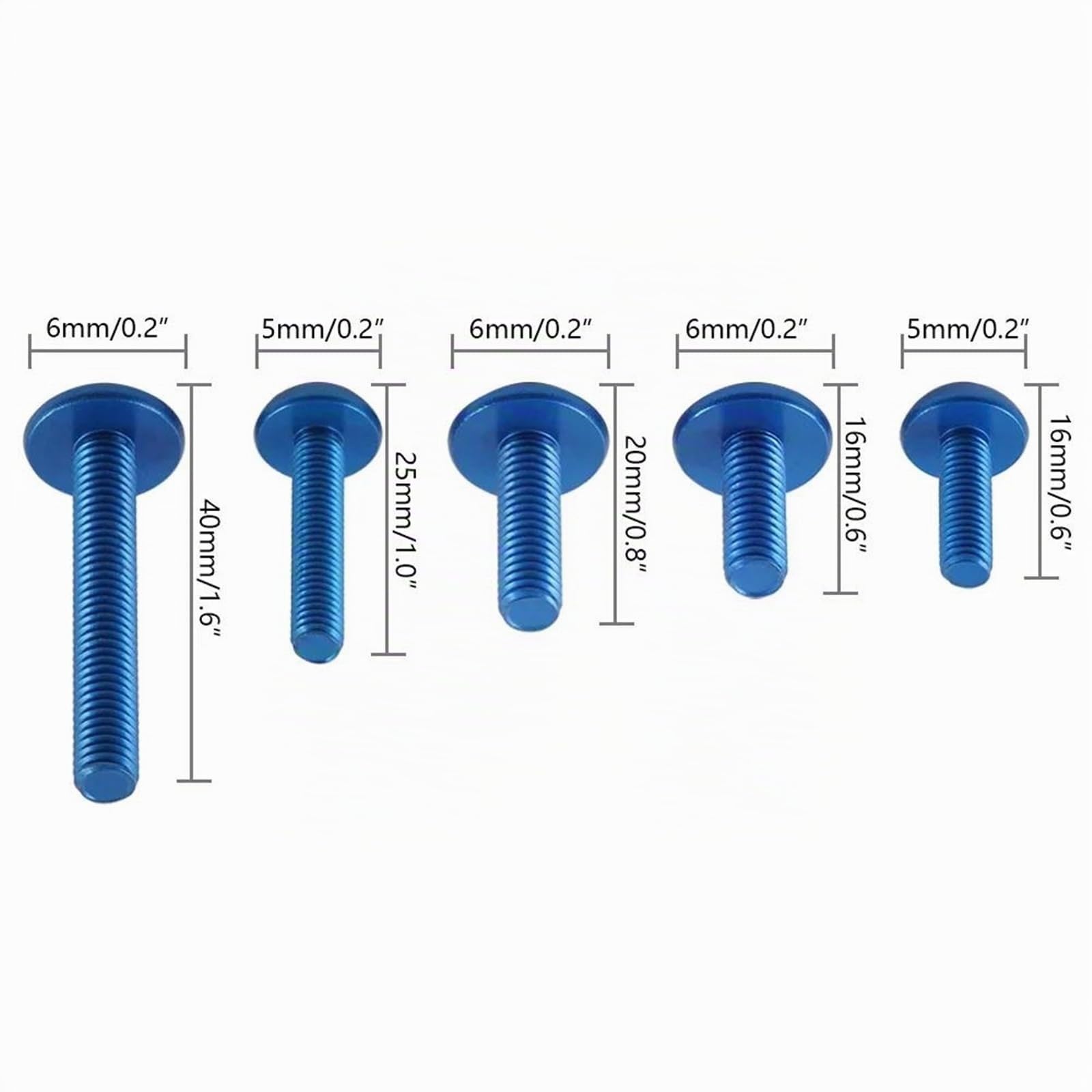 Carene Bulloni Bulloni Carenatura Moto per Yamaha TDM 850 900 A TDM850 TDM900 Kit Bulloni Carenatura Elementi di Fissaggio Viti Carrozzeria Moto Viti Dadi(Argento)