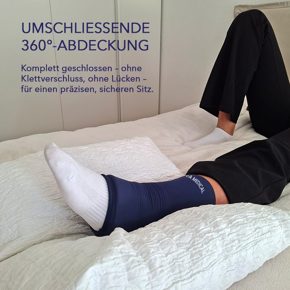 IEA Medical Runner Starter Set – 10 Sofort-Kaltkompressen, Kühlmanschette L & Pulsoximeter für Laufveranstaltungen, Sportverletzungen, schnelle Kühlung und mobile Erstversorgung