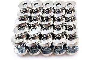 Set of 50 Magnetic Purse Snap Clasps