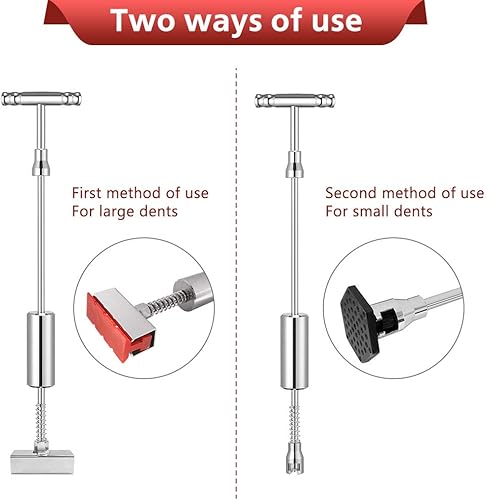 Vista 13 de Pistola de pegamento - Pistola de pegamento caliente de 100 W con 10 barras de pegamento caliente de alta adherencia para reparación de abolladuras
