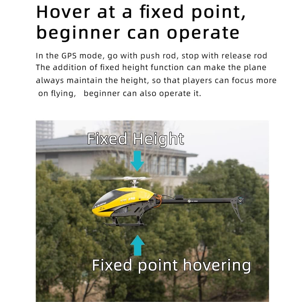 Helikopter RC dla dorosłych Podwójne silniki bezszczotkowe Napęd bezpośredni 6-kanałowe helikoptery RC Outdoor GPS Odwrócony lot, doskonały pilot 3D Samolot Prezenty Ulepszony mini