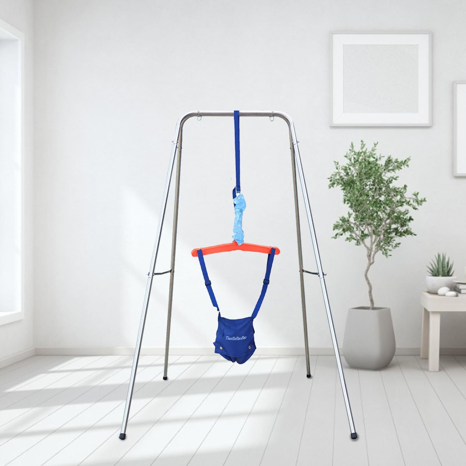 Baby Charmper - Baby Door Jumper - Exerciseur de bébé original sans cadre en fer | Pull bébé robuste pour les bébés actifs | Rocker de sûr pour l'exercice en salle et jouer