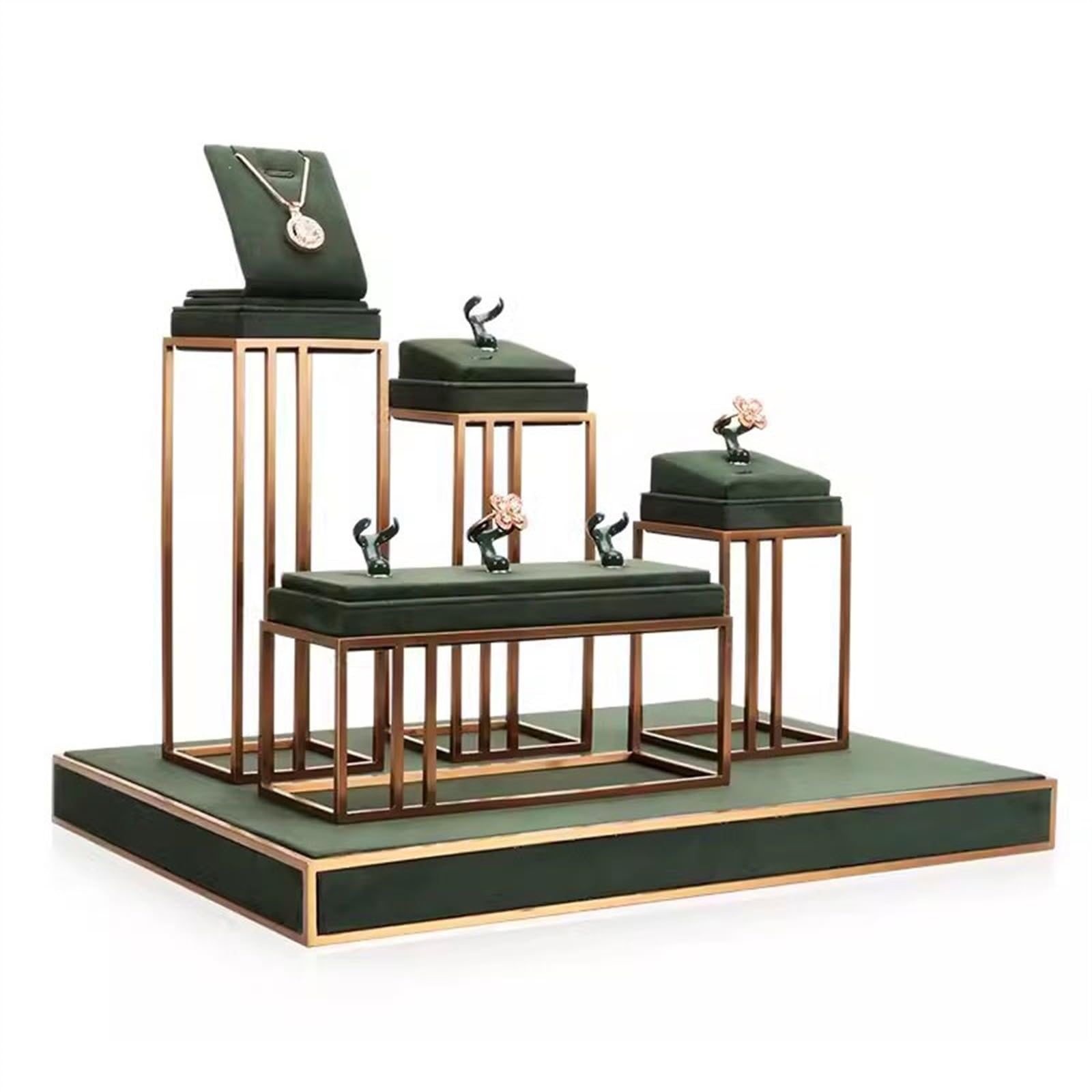 Set di 3 Supporti per Gioielli, espositore per Gioielli in Metallo, Organizer per bracciali, Supporto sospeso per bracciali, Porta bracciali rigidi, Contenitore per Organ