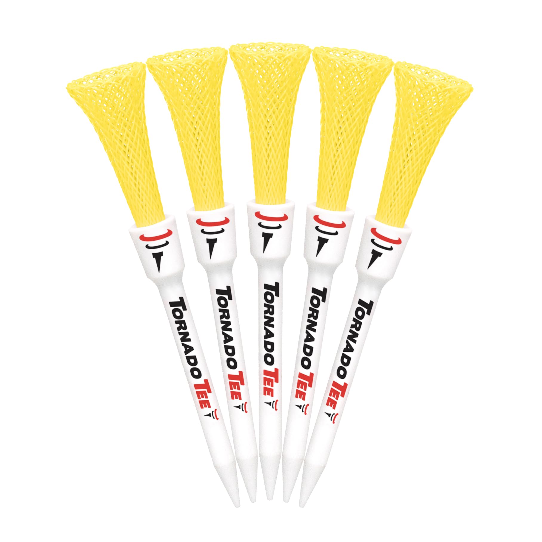 Tornado Tee Neon Yellow High Performance Golf Tee