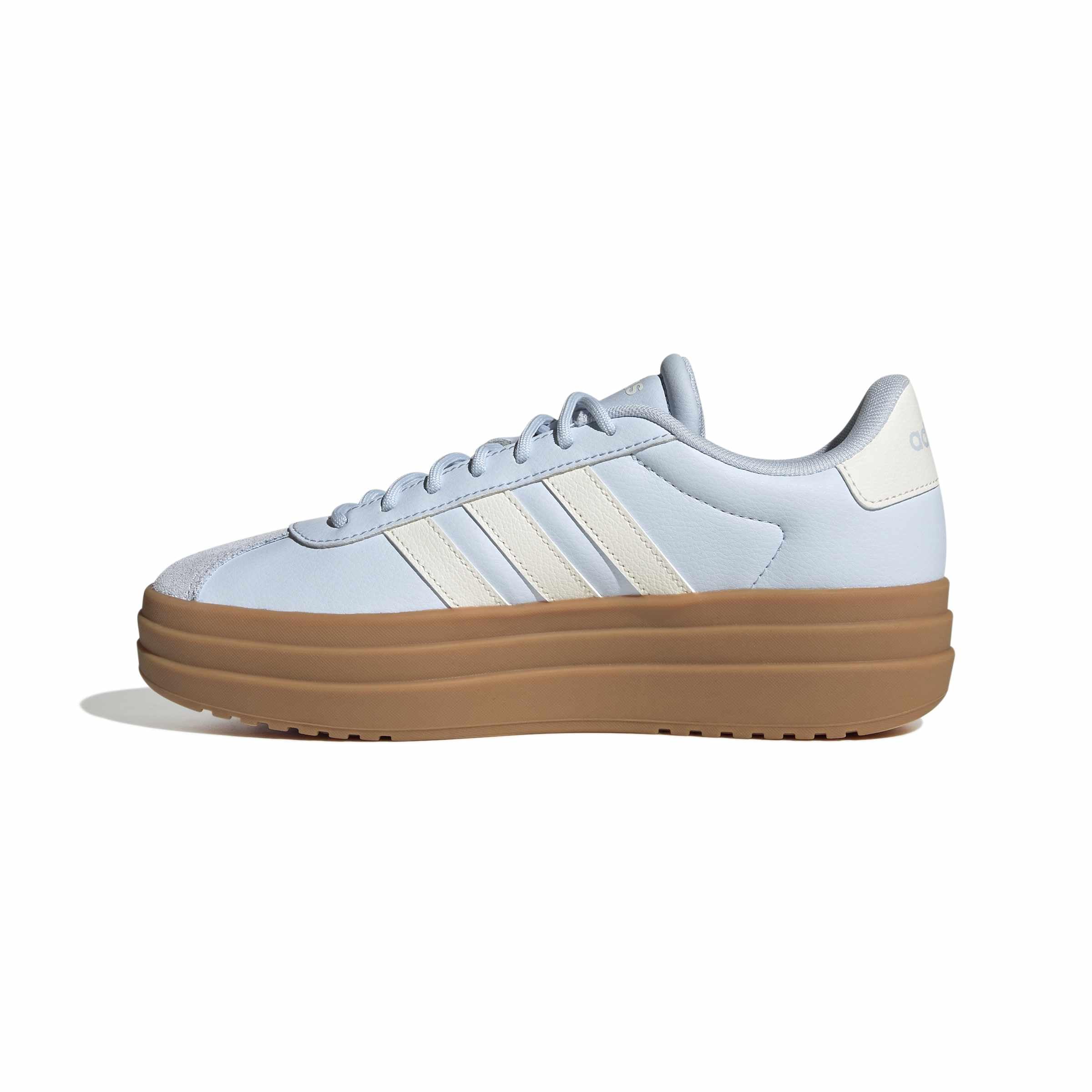 adidas Mujer VL Court Bold Shoes, Crystal Sky/Core White/Gold Met., 37 1/3 EU