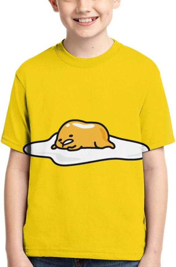 Amazon Co Jp 人気新品かわいいgudetamaさわって 青少年tシャツ 限定原宿系tee トップス Chic 中学生 機能運動服 男女兼用 子供用 半袖の丸首上着 二次元周辺 3dカスタム両面カラープリント 卒業式 プレゼント L ファッション