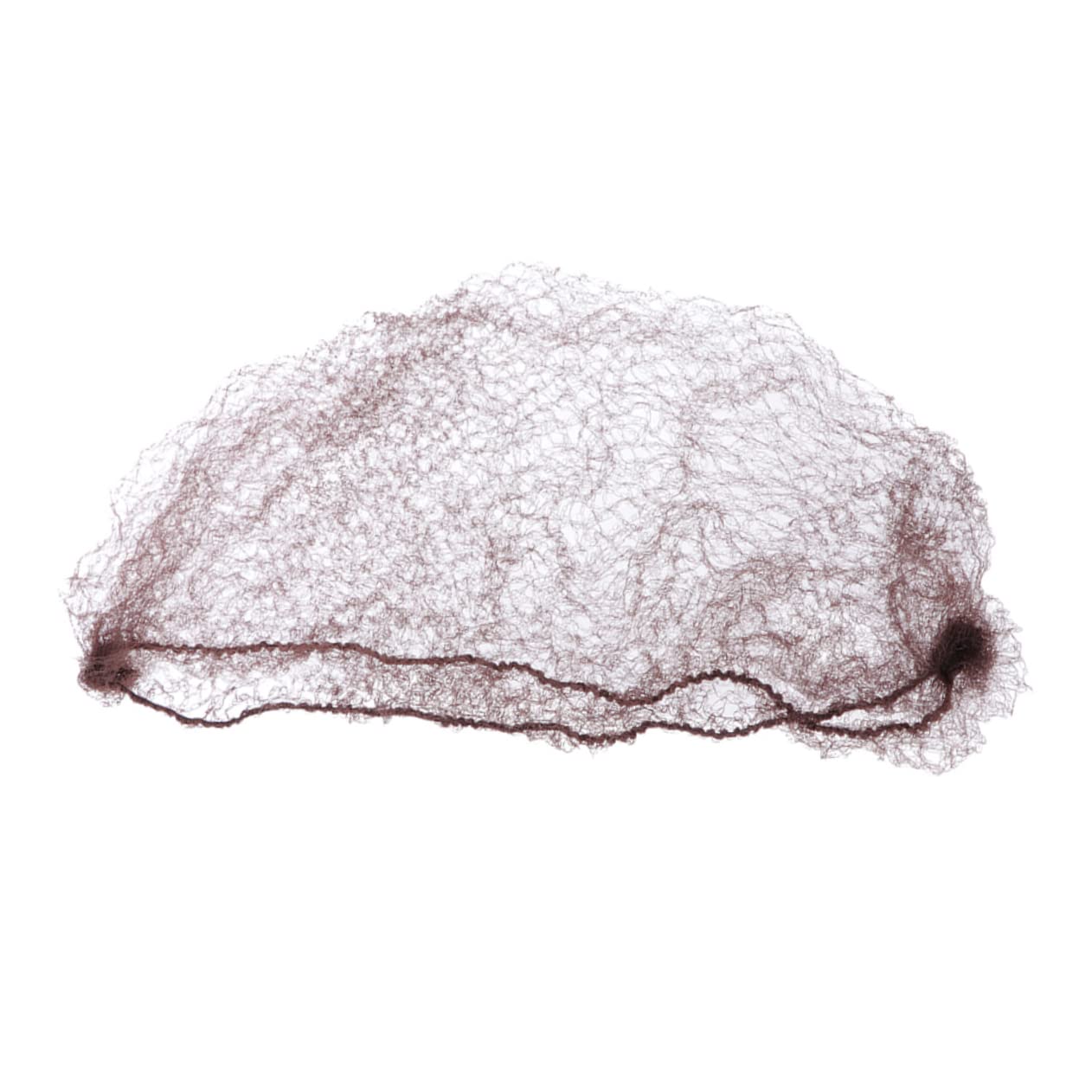 FOMIYES 100pcs Elastic Mesh Hair Nets for Ballet Bun Dress Up Invisible Comfortable for Dancers Nurses and Professionals Coffee Color