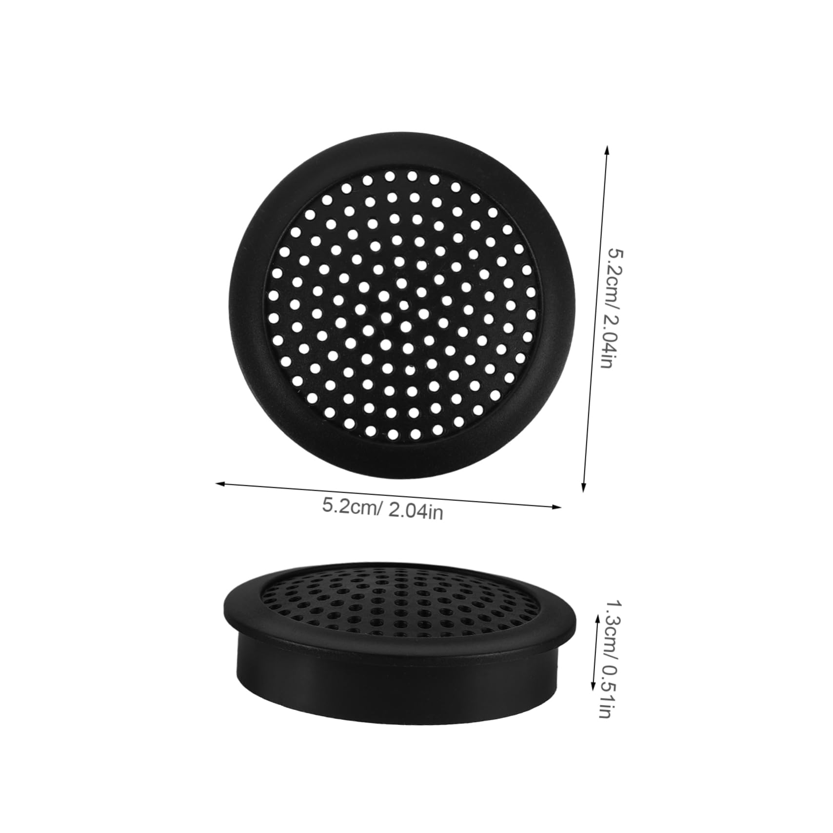 PRETYZOOM 4pcs Black Speaker Grill Covers Protective Mesh for Car Audio Tweeter and Subwoofer Speakers Durable Construction Stylish Design Shields Against Damage