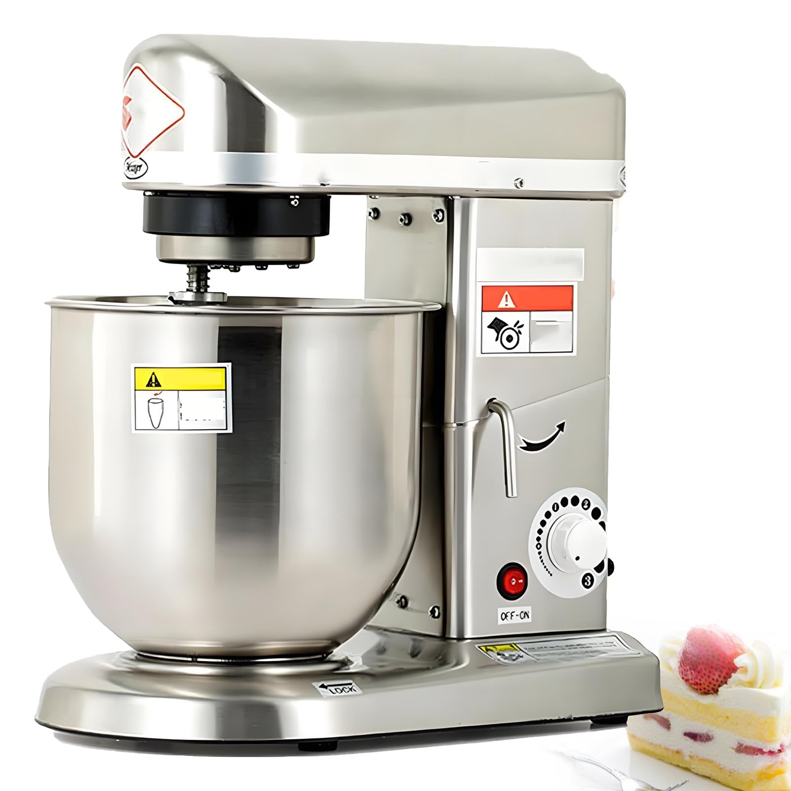 Impastatrice elettrica 3 velocità con ciotola per dolci e torte in casa
