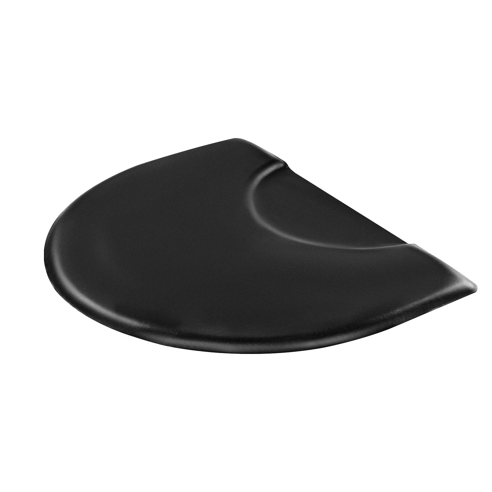VEVOR Tapis de Chaise de Salon Coiffure, 1220x930x25 mm, Tapis de Sol Salon Coiffeur Anti-fatigue pour Base de Chaise Circulaire, avec Surface PVC, Facile à Nettoyer, Bords Biseautés Anti-trébuchement
