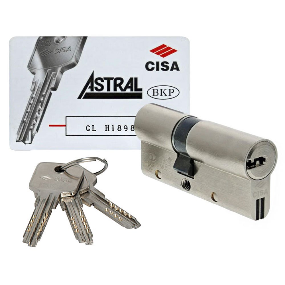 CISA 10A3S112012, Cilindro Europeo Astral S, Ottone Nichelato, 40/30 mm