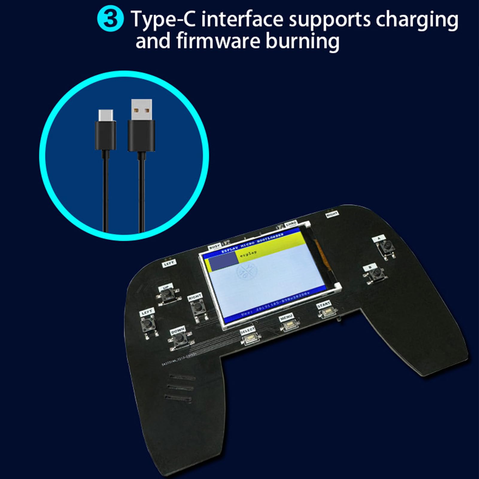 Walfront Consola de Juegos FC Módulo de Consola de Juegos de Portátil Retro con Pantalla TFT de 2, 4 Pulgadas Sonido MP3 y Batería de 600 MAh para Tiempo Libre [video game]