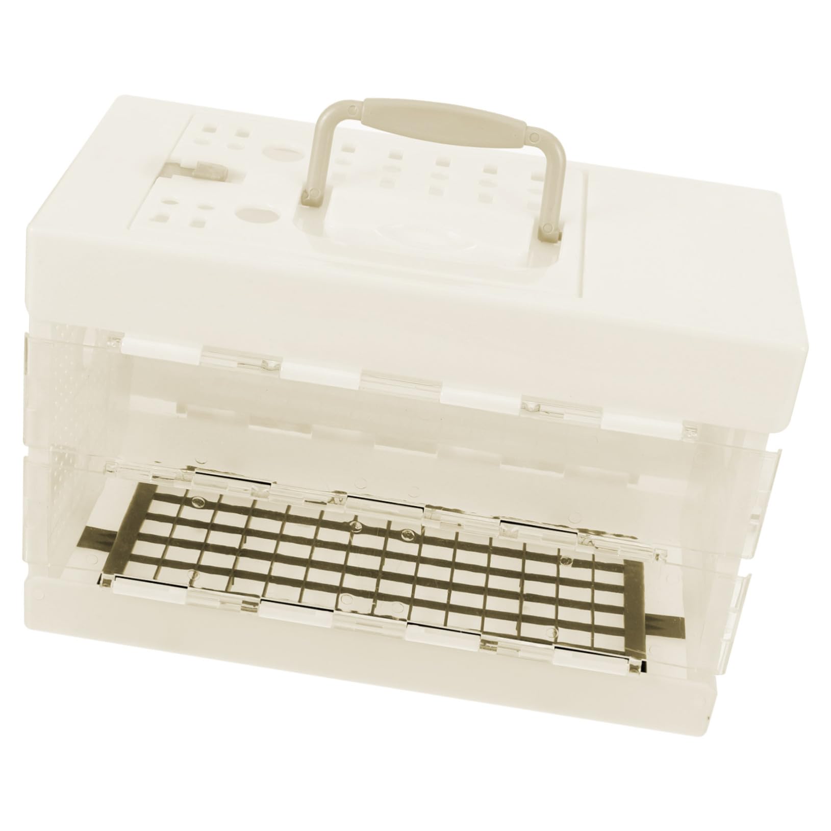 Abaodam Parrot Travel Cage Wear-Resistant Bird Cage Portable Small Birdcage Comfortable Pet Bird Carrier