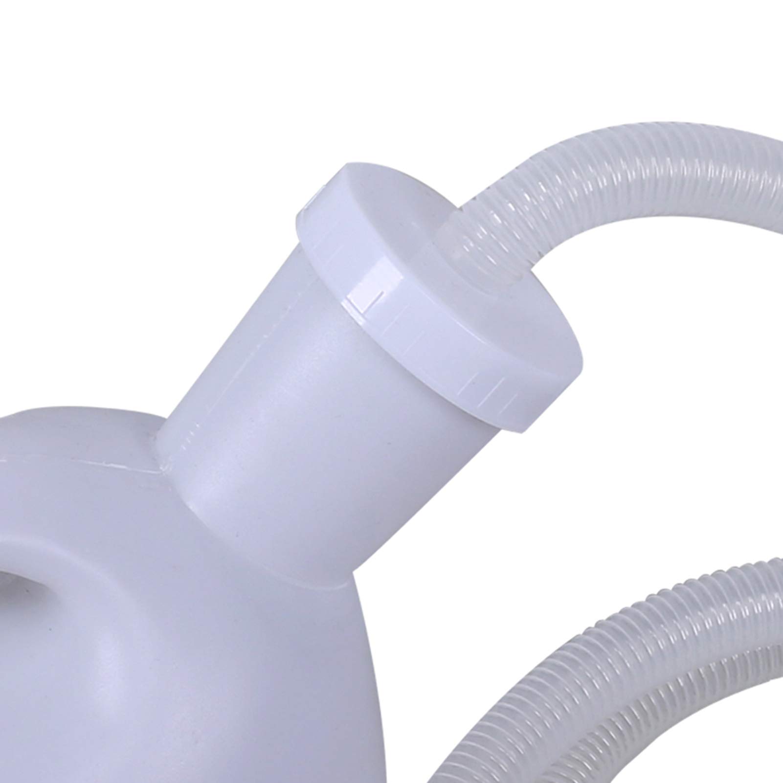 Męska butelka na pisuar na nocnik, 2000 ml, do domu lub na zewnątrz, z rurką 1,6 m (niebieska)